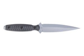 Toor Knives Phantom Grey fixed blade knife with G10 grip scales.